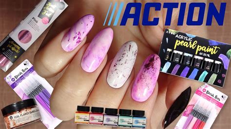 Je Teste Les Produits De Chez ACTION Sur Mes ONGLES4 Produits Pour Un