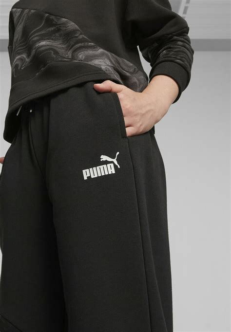 Puma Power Marbleized Jogginghose Black Schwarz Zalando Ch