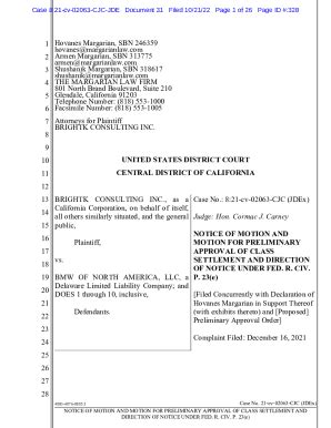 Fillable Online Settlement Agreement And Release Plaintiff Fax Email