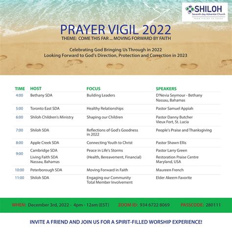 Prayer Vigil 2022 Adventist Ontario Conference Website