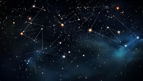 Premium AI Image | Constellations Summer Triangle in a realistic add ...