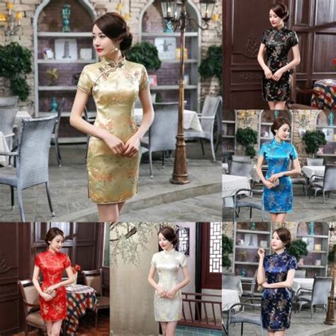 L Gante Robe De Bal Qipao Femme Mince Traditionnelle Chinoise