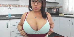 Chubby Lesbian Seduced In The Kitchen Tnaflix