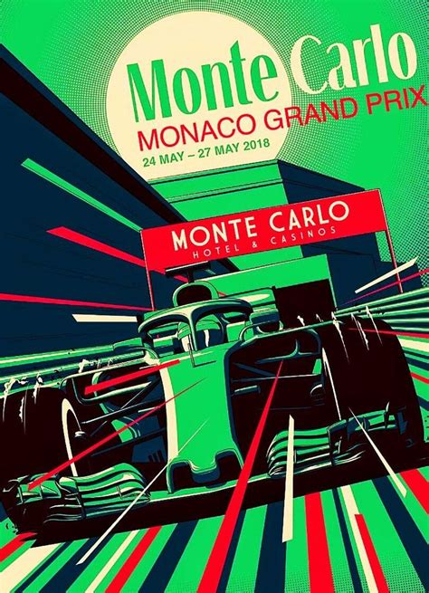 Pin By Tinville On Affiches Grand Prix De Monaco Vintage Racing