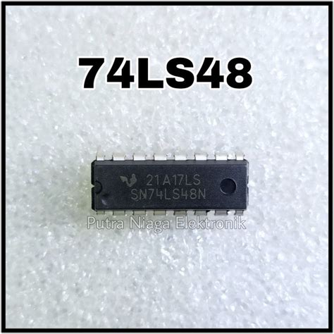 Jual Ic Ttl Ls Bcd To Seven Segment Decoder Sn Ls N Dip P