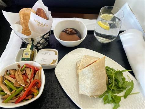 Etihad Airways Economy Class Food