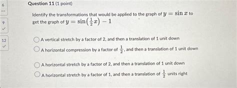 Solved Identify the transformations that would be applied to | Chegg.com