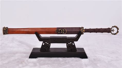 Ring-Pommel Dao Handmade Chinese Sword Double Edge Brass Fittings--rsj206,$294.00 -- ryansword.com