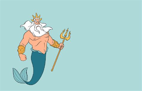 King Triton Hot But Not A Fox In 2020 The Little Mermaid Ii Most