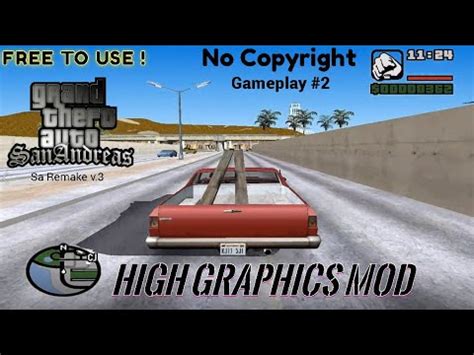 Grand Theft Auto Sanandreas With High Graphics Mod No Copyright