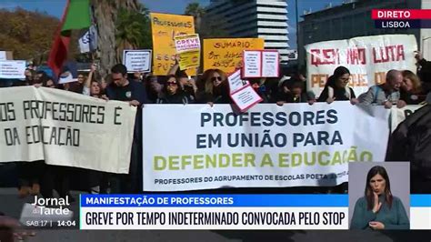 Manifestação De Professores Em Lisboa