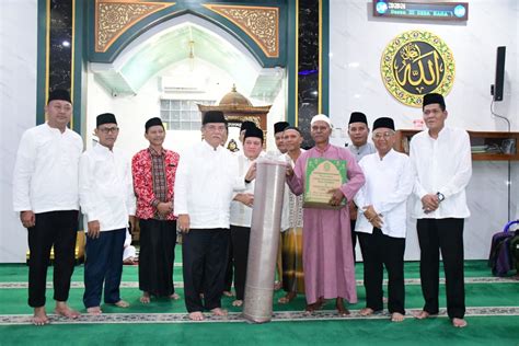 Safari Ramadhan Perdana Bupati Kunjungi Masjid Al Ikhlas Tanjung