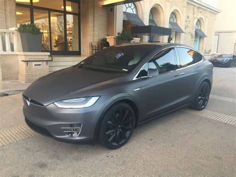 Matte Gray Model X P100d In Beverly Hills Ca At Barneys New York