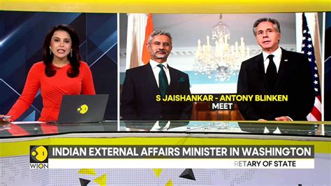 Indian EAM S Jaishankar Meets US Secretary Of State Antony Blinken