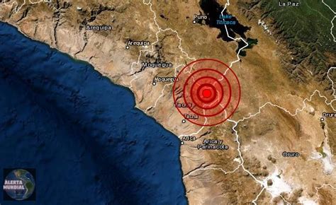 Dos Sismos Fuertes Sacude El Departamento De Tacna Perú