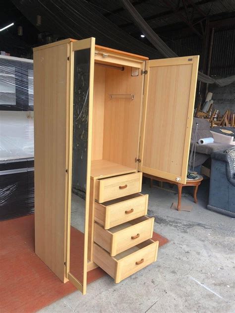 Wooden closet with drawers, Furniture & Home Living, Furniture, Shelves ...