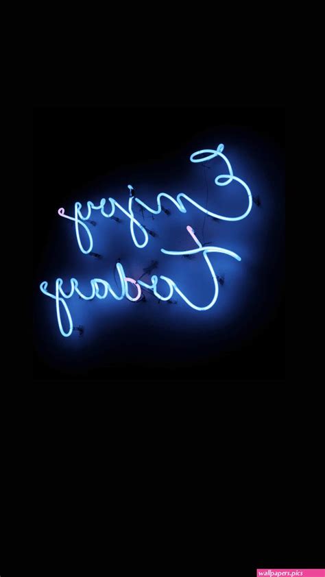 Neon Blue Aesthetic Wallpapers For Mobile Wallpapers