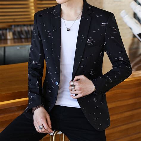 Stylish Blazer Men Casual Designs Male Suit Fit Jackets Formal Men