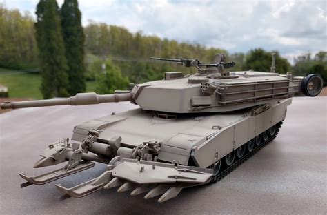 Tamiya M A Abrams With Mine Plow Work In Progress Arc Discussion