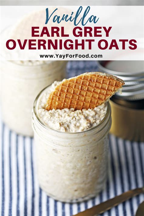 Vanilla Earl Grey Overnight Oats Artofit