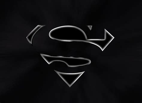 Black Superman Logo Wallpapers - Top Free Black Superman Logo ...