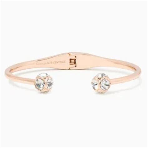 Kate Spade Jewelry Kate Spade Lady Marmalade Open Hinge Cuff Bangle