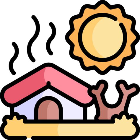 Heat Wave Kawaii Lineal Color Icon