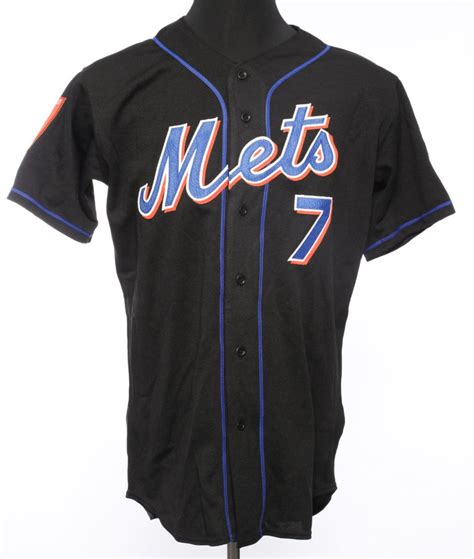 Jose Reyes Autographed 2004 Road Jersey - Mets History