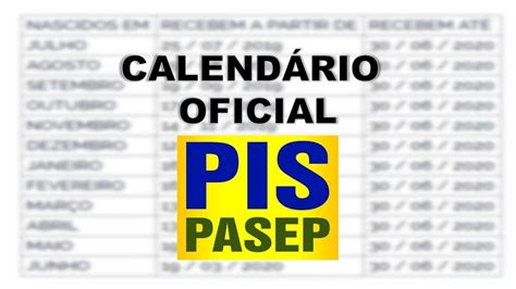 Novo Calend Rio Pis Pasep Se Aproxima Pagamentos Em Janeiro De