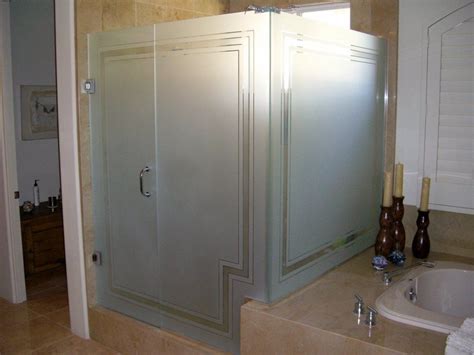 Frosted Glass Shower Panels For Privacy Or Decoration In Your Bathroom