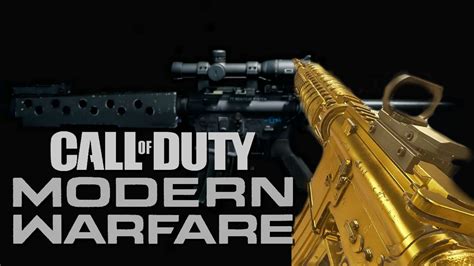 Call Of Duty Modern Warfare Gold Camo 1600x900 Wallpaper