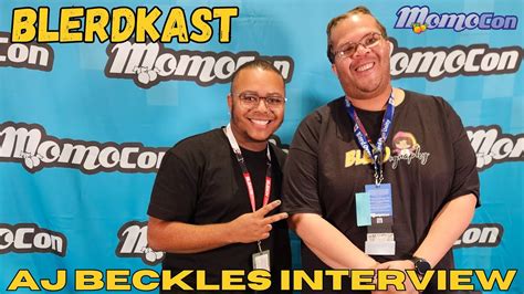 Blerdkast Press Interview With Voice Actor Aj Beckles At Momocon