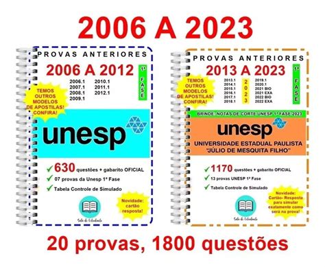 Caderno Unesp A Gabarito Oficial Elo