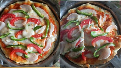 No Cheese No Mayo No Yeast And No Oven Veg Pizza Youtube