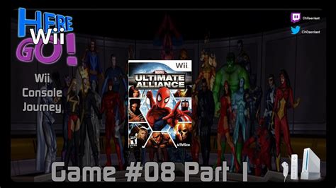 Here Wii Go Wii Console Journey Game 08 Marvel Ultimate Alliance