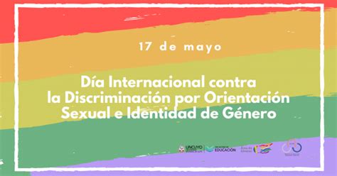 Día Internacional Contra La Discriminación Por Orientación Sexual E