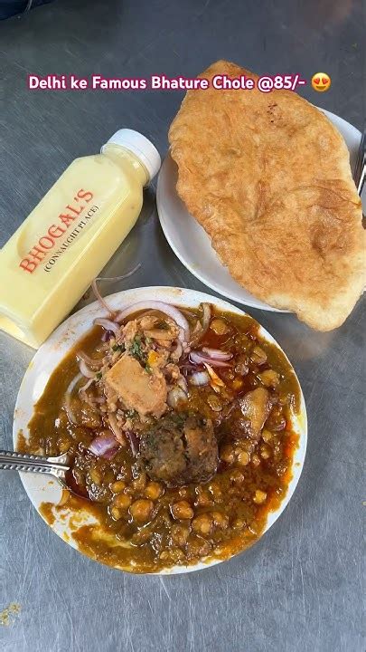 85 Rs Ke Trending Chole Bhature Of Delhi ️chole Bhature Lovers Bhogals Theepicuregirllll