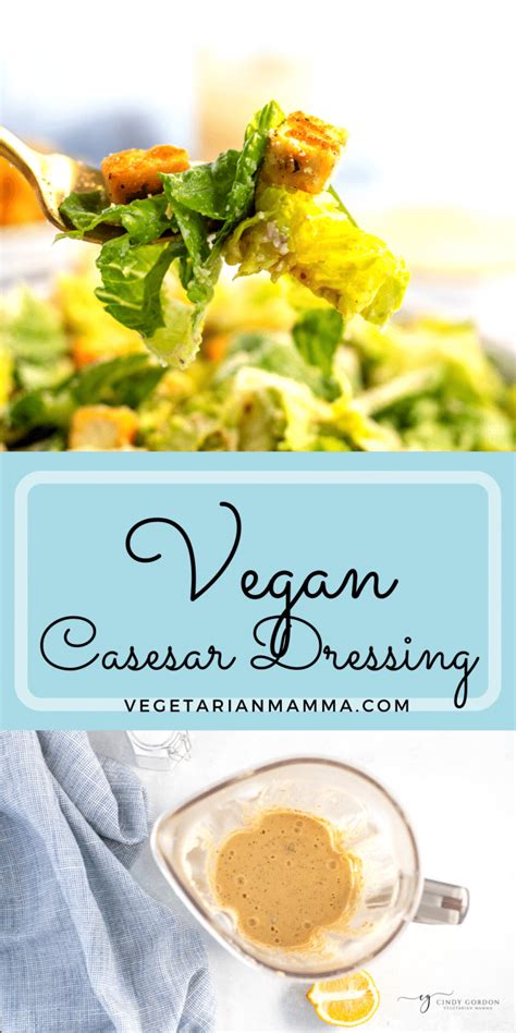 Vegan Caesar Dressing Vegetarian Mamma