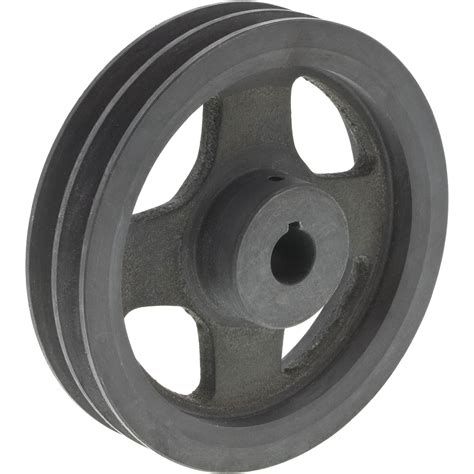 Double V Groove Pulley Pitch Dia Bore Grizzly Industrial