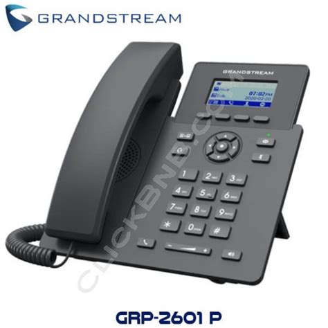 Jual Grandstream GRP2601P 2 Line Essential IP Phone Without PSU