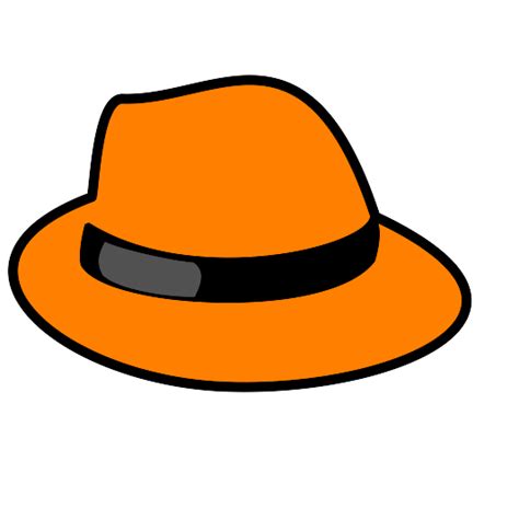 Orange Hat Clip Art at Clker.com - vector clip art online, royalty free & public domain