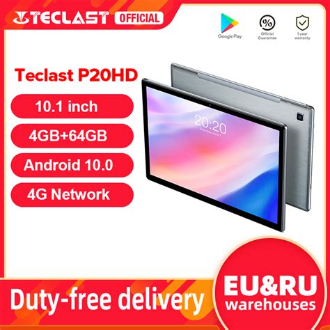 Newest Teclast P20hd Tablet Android 10 Tablets Pc 4g Lte 10 1 Inch 4gb