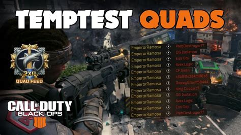 TEMPEST QUAD FEEDS Prophet Gameplay Call Of Duty Black Ops 4