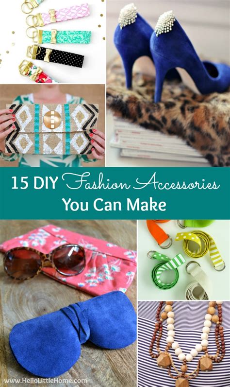 15 Diy Fashion Accessories You Can Make Hello Little Home