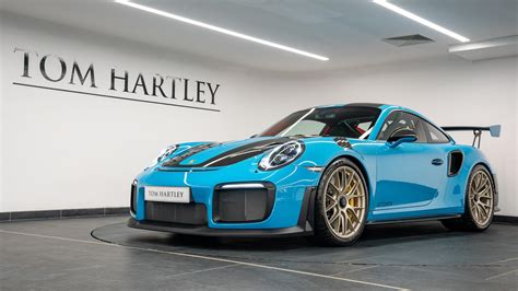 Used 2018 Porsche 911 Gt2 Rs Pdk Weissach £329950 1700 Miles Miami Blue Tom Hartley