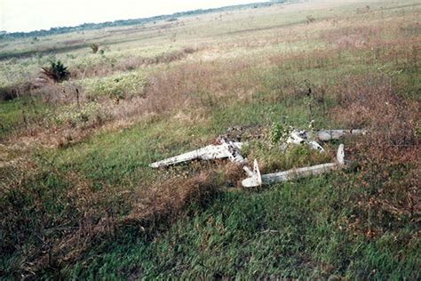 Pacific Wrecks Aerial View Of P 38H Lightning 42 66534 Force Landed