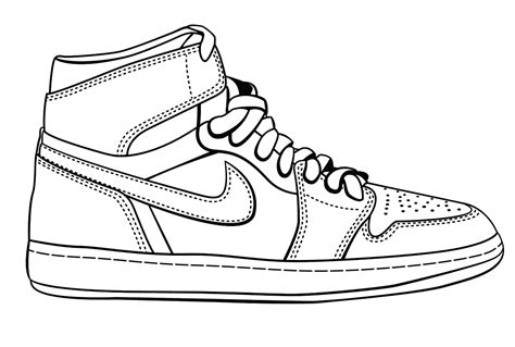 52 Gratis Afdrukbare Nike Kleurplaten