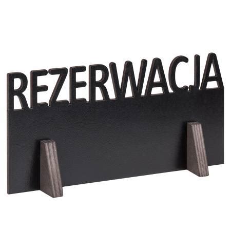 Tabliczki Kredowe Z Napisem Rezerwacja Walba