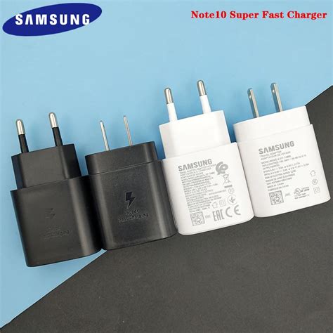 Original Samsung Super Fast Charger Eu Us 25w Quick Charge Adapter 3a Type C To Type C Cable For