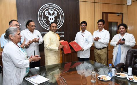 Aiims Delhi Signs Mou With Smsimsr For National Healthcare Academic